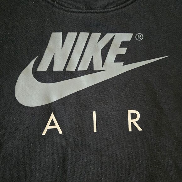 Nike Air Toddler 3T Pullover Sweatshirt Black And Gray - Picture 2 of 6